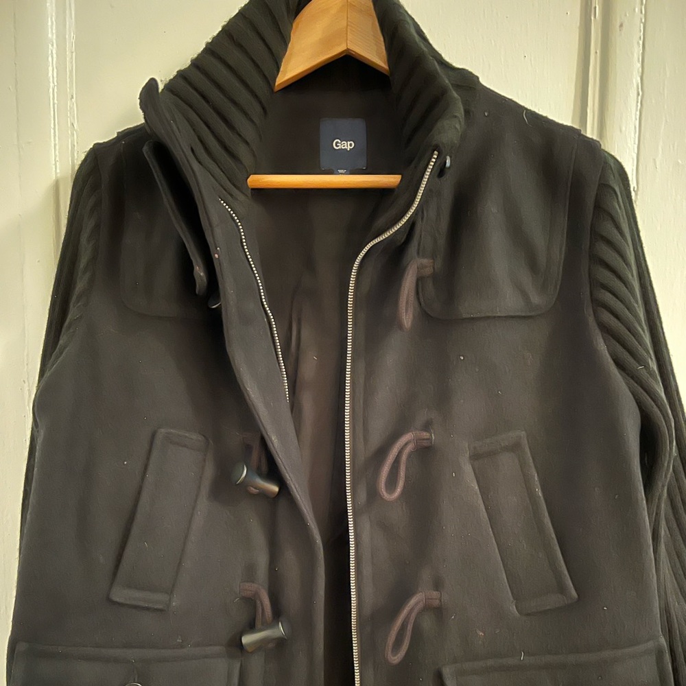 Vintage Gap Wool Coat with toggle closure.